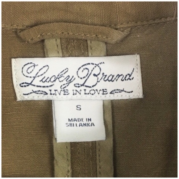 Lucky Brand Lightweight Military Jacket, size S - Picture 5 of 8